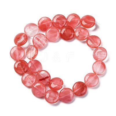 Cherry Quartz Glass Beads Strands G-C159-A02-01-1