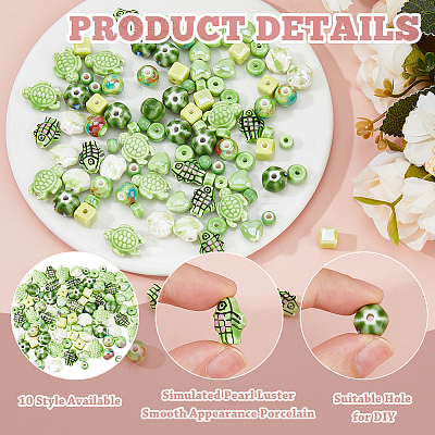 Handmade Porcelain Beads PORC-HS0001-11-1