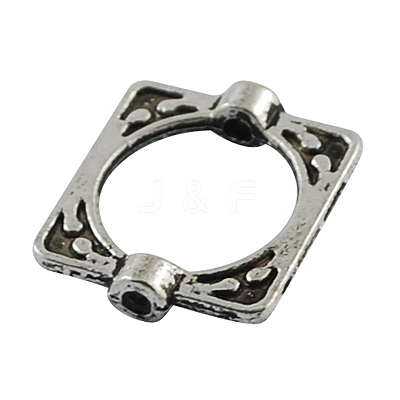 Tibetan Style Alloy Bead Frames X-TIBEB-6761-AS-LF-1
