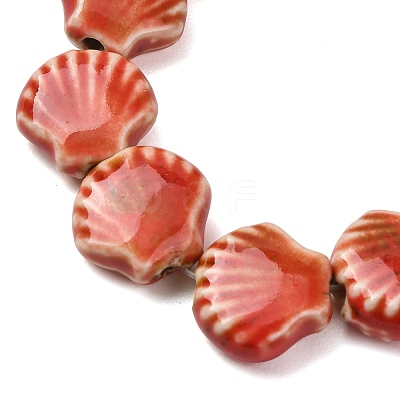 Handmade Porcelain Beads Strands PORC-Q002-01A-03-1