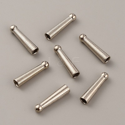 Alloy Cord Ends FIND-WH0128-37P-1