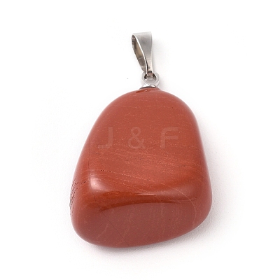 Natural Red Jasper Pendants G-k302-B15-1