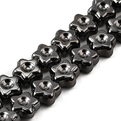 Electroplate Glass Beads Strands EGLA-V001-02-1