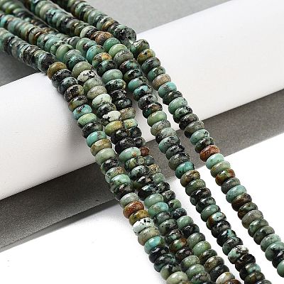 Natural African Turquoise(Jasper) Beads Strands G-K343-C11-01-1