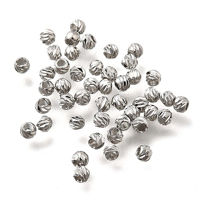 Brass Beads KK-B147-02A-P-1