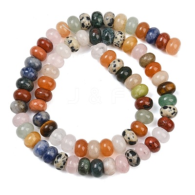 Natural Mixed Stone Beads Strands GG-CBAD029-B03-5x8mm-1