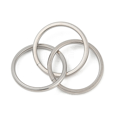 201 Stainless Steel Trinity Interlocking Ring Finger Rings FS-WG6776A-04-1