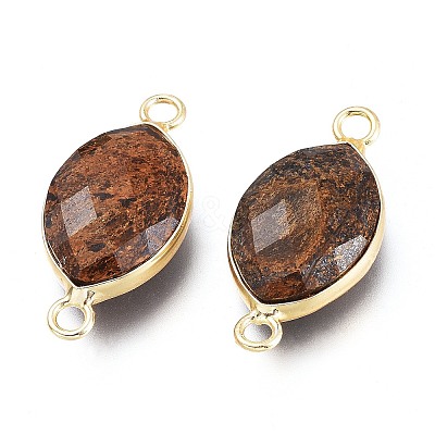 Natural Bronzite Links Connectors G-L528-17G-1