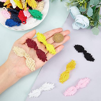Handmade Chinese Frogs Knots Buttons Sets BUTT-NB0001-17-1