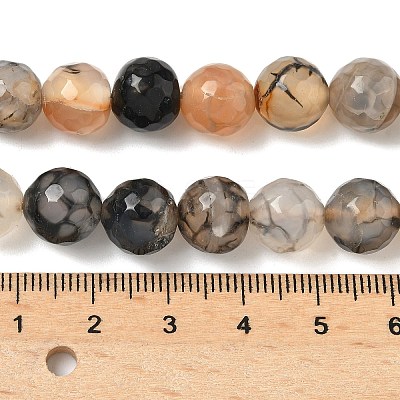Natural Agate Beads Strands G-M437-C01-01V-1
