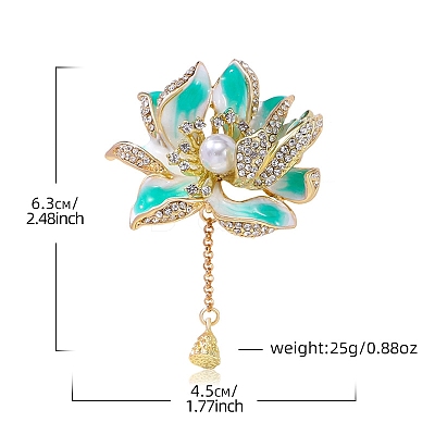 Lotus Enamel Pin PW-WG24B92-01-1