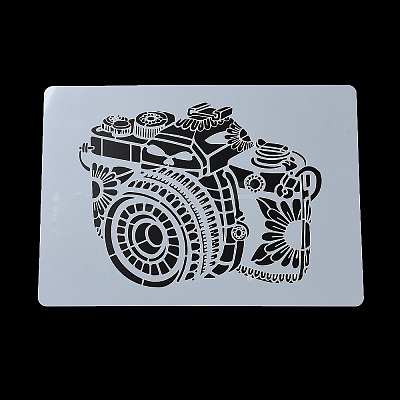Plastic Hollow Out Drawing Painting Stencils Templates DIY-Z024-01F-1