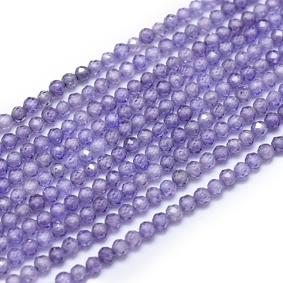 Cubic Zirconia Beads Strands G-G792-47-03A-1