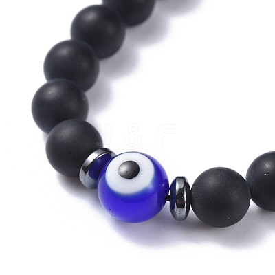 Adjustable Nylon Thread Braided Bead Bracelets BJEW-JB04466-02-1