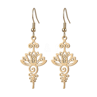 Stainless Steel Dangel Earrings EJEW-JE05771-01-1