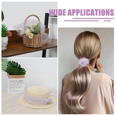 Polyester Polka Dot Fabric DIY-PH0038-36B-1