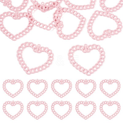 10Pcs Spray Painted Alloy Pendants FIND-TA0010-47B-1