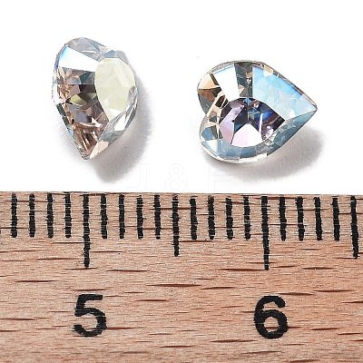 K9 Glass Rhinestone Cabochons GLAA-H034-02C-001TR-1