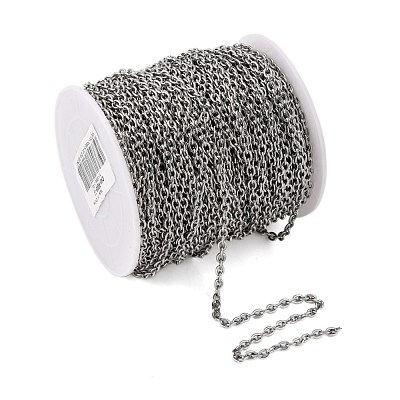 Tarnish Resistant 304 Stainless Steel Cable Chains CHS-R009-11-1