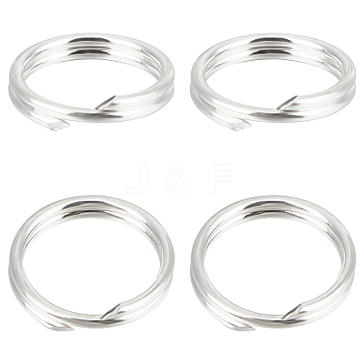 20Pcs 925 Sterling Silver Double Loop Jump Rings STER-BBC0002-11B-S-1
