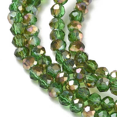 Electroplate Glass Beads Strands EGLA-A034-T4mm-J05-1