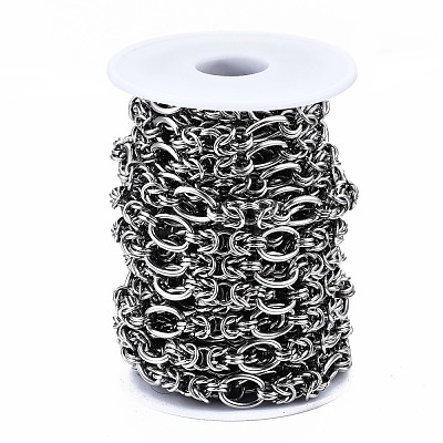 Tarnish Resistant 304 Stainless Steel Byzantine Chains CHS-S008-006P-1