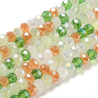 Glass Beads Strands EGLA-A034-M4mm-55-1