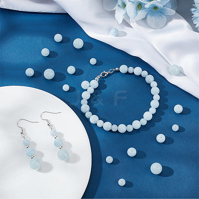 3 Strands 3 Styles Natural Chalcedony Beads Strands G-NB0005-16-1
