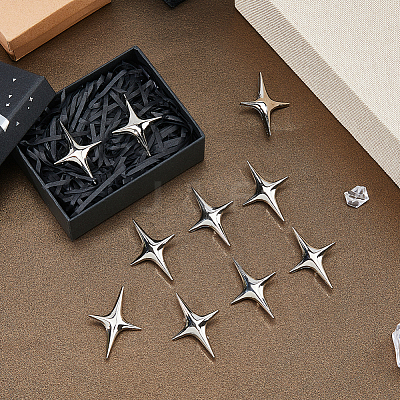 16Pcs Star Alloy Lapel Pins for Backpack Clothes JEWB-FH0002-96P-1