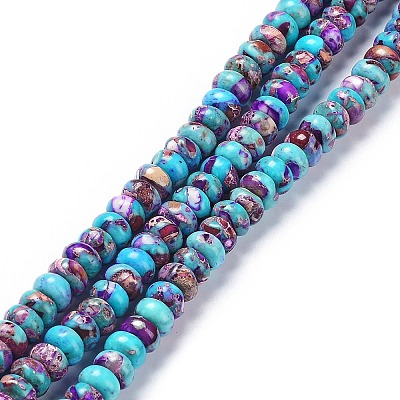Synthetic Turquoise Beads Strands G-C034-02A-1