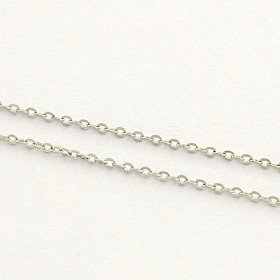 Tarnish Resistant 304 Stainless Steel Cable Chains CHS-Q001-15-1