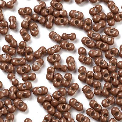 Baking Paint Glass Seed Beads SEED-A033-04C-1