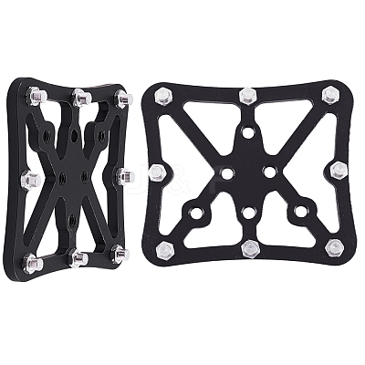 Bicycle Aluminum Alloy Flat Self Locking Pedal TOOL-WH0132-12A-1