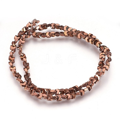 Electroplate Non-magnetic Synthetic Hematite Bead Strands G-I208-20-E-1