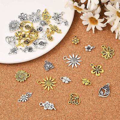 2Bags 2 Colors Tibetan Style Alloy Pendants FIND-YW0007-74-1