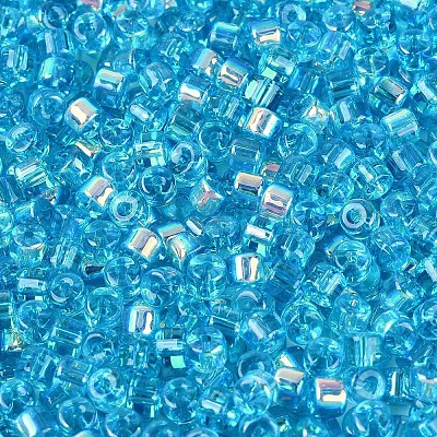 FGB Transparent Colours Glass Seed Beads SEED-Q040-07A-B05-1