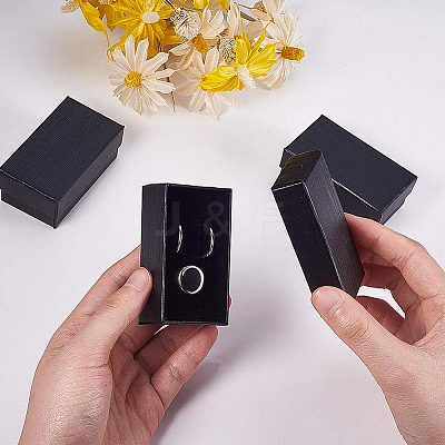 Paper Jewelry Boxes LS-CBOX-WH0004-08A-1