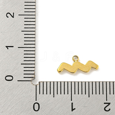 Real 18K Gold Plated PVD Vacuum Plating 304 Stainless Steel Pendants STAS-L278-002G-11-1