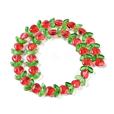 Transparent Glass Beads Strands GLAA-B021-04C-1