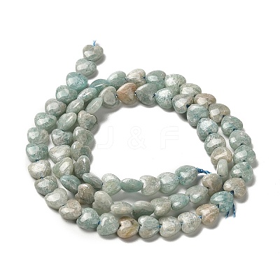 Natural Amazonite Beads Strands G-P575-C12-6mm-1