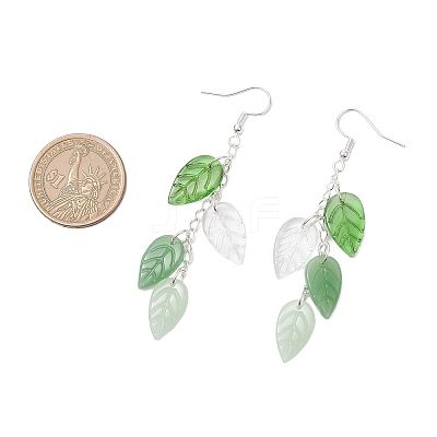 Handmade Lampwork Dangle Earrings EJEW-JE06490-1