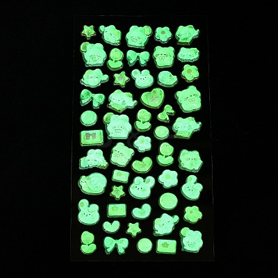 Epoxy Resin 3D Puffy Stickers DIY-G122-01K-1