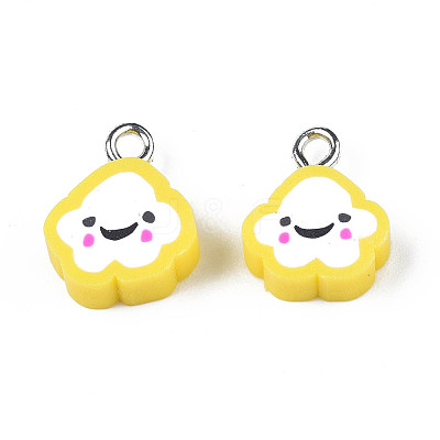 Handmade Polymer Clay Charms LS-CLAY-N006-37B-01H-1