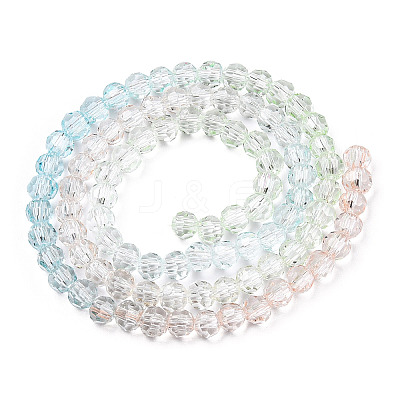 Transparent Glass Beads Strands X-GLAA-E036-07X-1