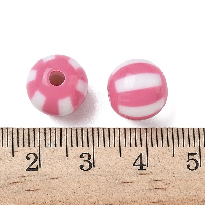 Opaque Acrylic Beads OACR-D314-07E-1