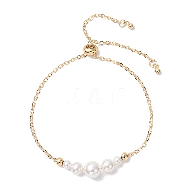 Brass Cable Chains Slider Bracelets BJEW-JB12813-01-1