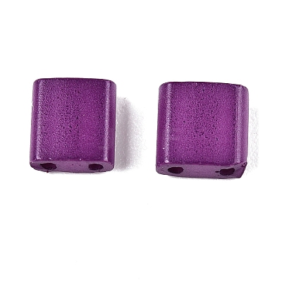 2-Hole Baking Paint Glass Seed Beads SEED-S023-17C-36-1