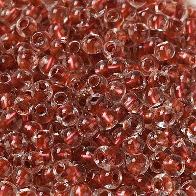 6/0 Transparent Inside Colours Glass Seed Beads SEED-P006-01A-05-1