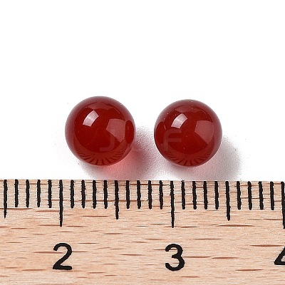 Natural Carnelian Sphere Beads G-P520-15-1
