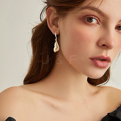 40Pcs 2 Colors Brass Earring Hooks KK-BBC0021-72-1